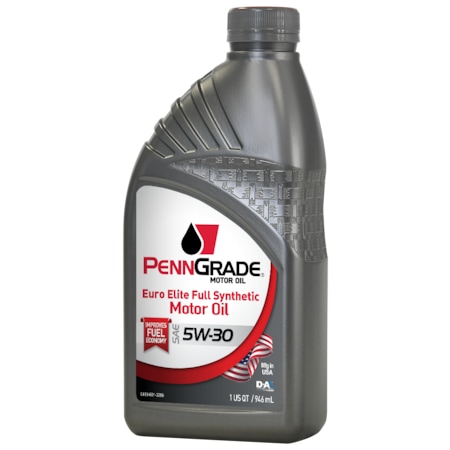 D-A Lubricant Co PennGrade Euro Elite Motor Oil SAE 5W30 - 12/1 Quart Case 61356